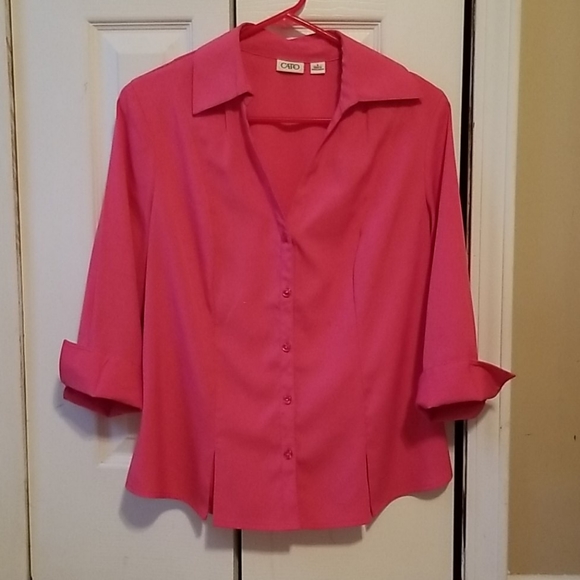 Pretty fuchsia blouse - Picture 1 of 3